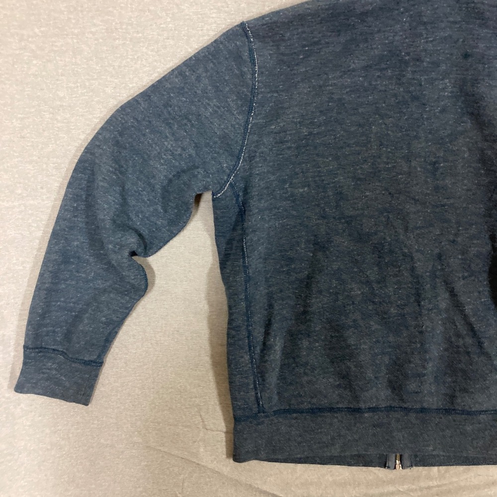 Polo Ralph Lauren Mens Blue Heathered‎ Full Zip Hoodie Sweatshirt Size Large - Picture 9 of 15